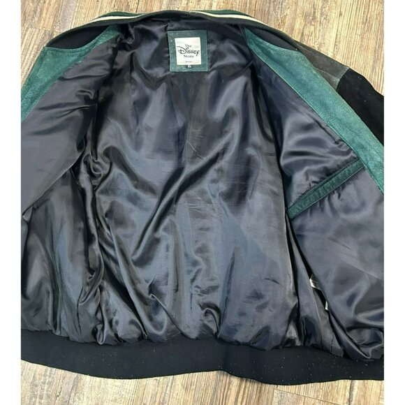 Disney Green and Black Bomber Jacket. Vintage 1968 - Picture 5 of 6